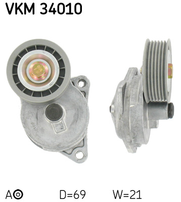 SKF Feszítőkar, hosszbordásszíj VKM34010_SKF